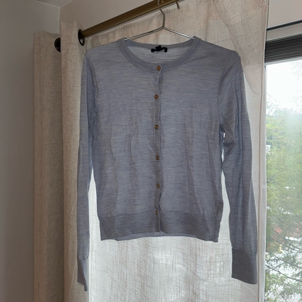 Light blue J. crew sweater